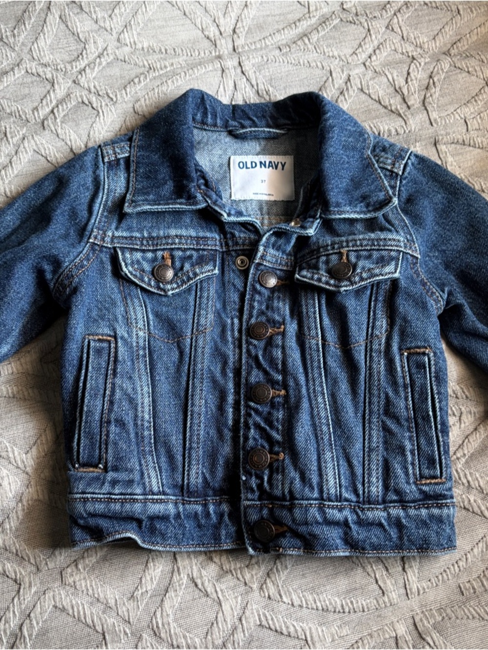 Old Navy Kids Dark Blue Denim Jacket